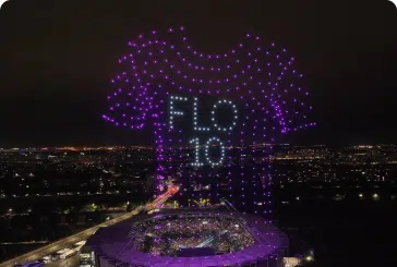 Big Flo Oli Concert Drone Show