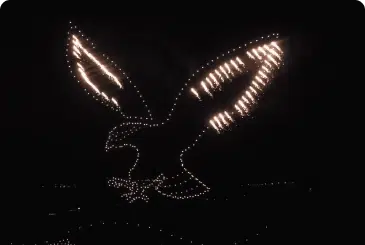 Pyro Drone Show Drone